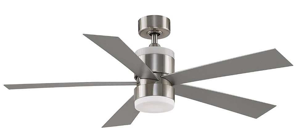 FANIMATION TORCH 52" INDOOR/OUTDOOR CEILING FAN IN BRUSHED NICKEL