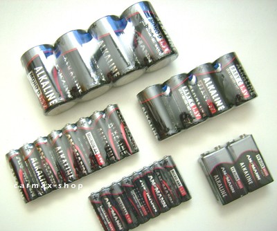 ANSMANN Alkaline Batterien   z.B. Micro AAA, Mignon AA, 9Volt, Baby C, Mono D