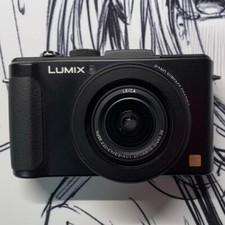 Panasonic LUMIX DMC- LX7 Black 10.1 MP Digital Camera 3.8x Optical Zoom -90% New