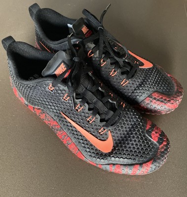 nike free trainer 1 0 training running shoe black red size 10 ebay ebay