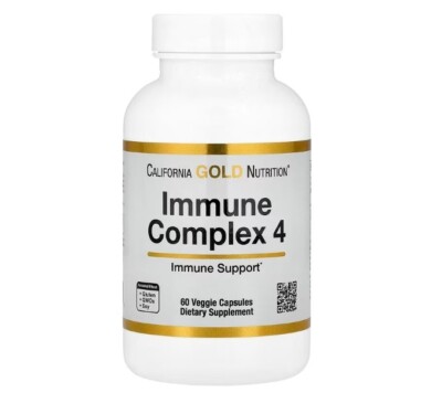 California Gold Nutrition, Immune Complex 4, Immune 4, 60 Veggie Capsules