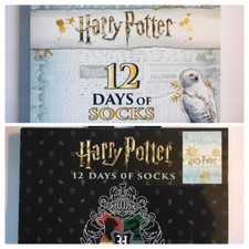 Male or Female Harry Potter 12 Days 12 PAIR Of SOCKS of Socks Same Day Ship