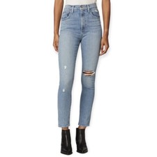 NWT Joe  s Jeans The Raine Super High Rise Cigarette Ankle in Origin Blue Size 26