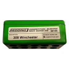 REDDING Competition Bushing 3-Die Neck Sizer Set 307/308 Winchester (58155)