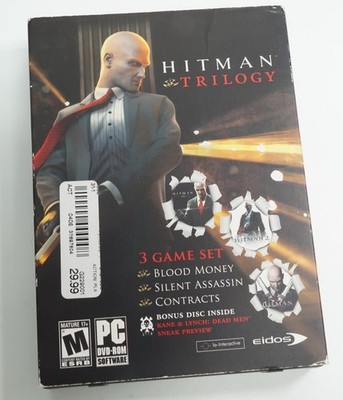 Hitman Trilogy (PC, 2007) COMPLETE with 5 Discs and Manuals