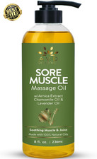 Arnica Massage Oil 236Ml (8 Fl Oz) – Sore Muscle Body Massage Oil with Arnica Ex