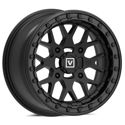 Valor Offroad Satin Black V07 UTV Beadlock Wheel - 15x7 / +25mm (5+2) / 4x137