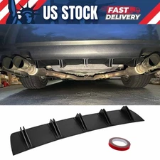 For Nissan Maxima 2004-2008 5Fins Rear Diffuser Splitter Bumper Spoiler Lip USA