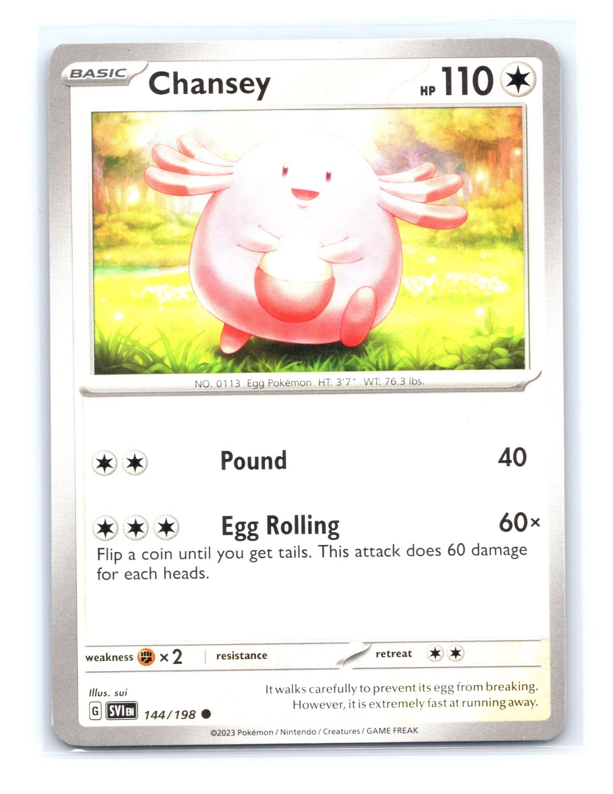 Pokémon TCG Pokémon Chansey Chansey Common Regular #144/198