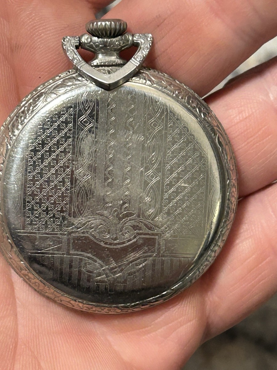 Admiral Swiss Pocket Watch by Tacy Watch Co – 6 Jewels, Running