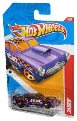 Hot Wheels Thrill Racers City Stunt '12 5/5 Voiture Jouet Violet Jaded 200/247 - Photo 1/3