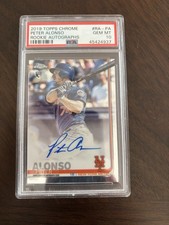 2019 TOPPS CHROME ROOKIE AUTO #RA-PA PETER ALONSO RC PSA 10 DNA AUTO AUTHENTIC