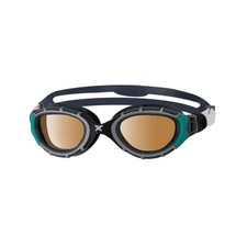 Zoggs Predator Flex Polarized Ultra Swim Goggles, Black/Green, Regular