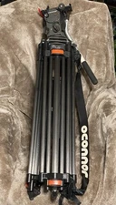 OCONNOR 515 ULTIMATE MASTER FLUID HEAD CAMERA WEDGE W/ 25L CARBON FIBER TRIPOD