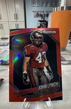2025 Panini Prizm Black - John Lynch #142 Red Prizm /299