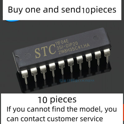 10 piece set original STC11F04E-35I-DIP20 microcontroller, microprocessor MCU