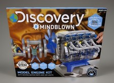 Discovery Mindblown Model Engine Kit W/ Moving Motor Parts LED Light TS