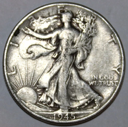 1945-P Walking Liberty Half Dollar - Very Fine - #1551EC