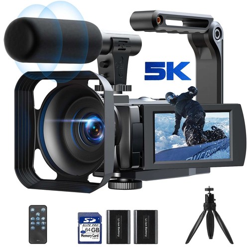 π₯5K UHD 56MP Video Camera Digital Camera Camcorder WiFi IR Night Vision 16XZoom