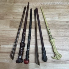 Harry Potter Wizarding World Wands Assorted Bundle Lot of 6 Magic Wands