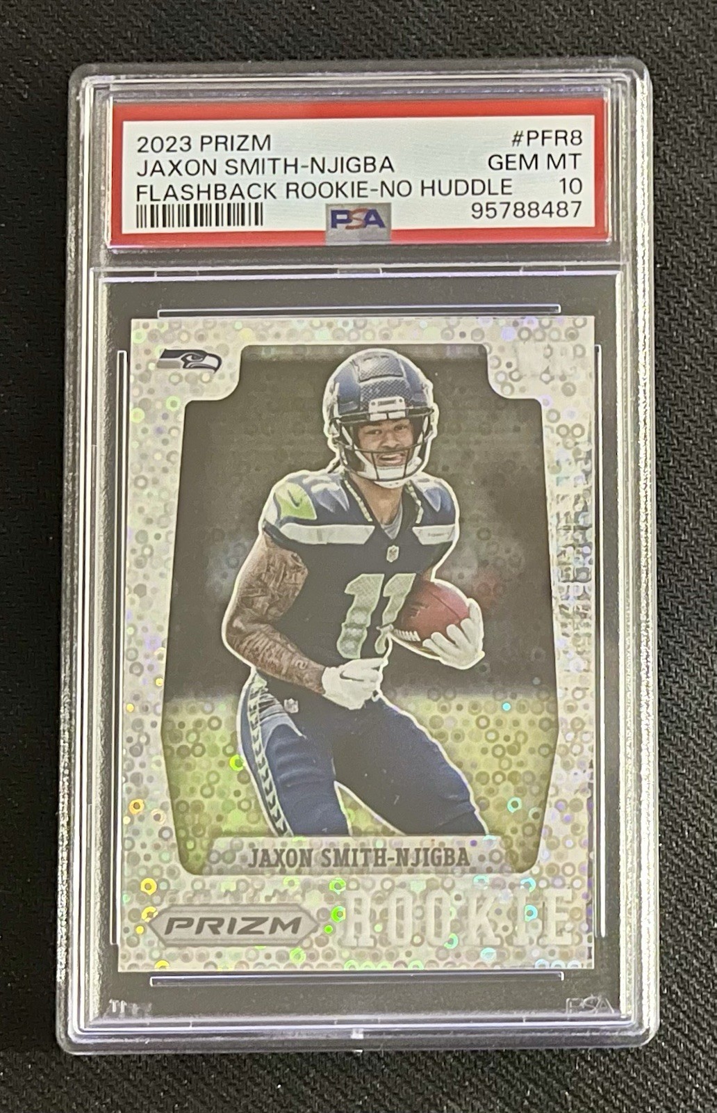Jaxon Smith-Njigba Panini Prizm Flashback Rookie #PFR8 No Huddle