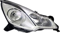 Scheinwerfer Rechts FüR Citroen DS DS3 C3 II 2009- Halogen H1 H7 Schwarze Blende