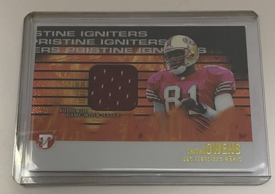 2003 Topps Football Pristine Igniters Game Worn Jersey Terrell Owens #PI-TO