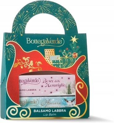 Bottega Verde Geschenkset mit 2 Lippenbalsamen 4 ml - Aurora & Wonderland
