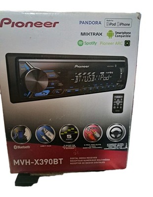 Pioneer MVH-X390BT Bluetooth Media Player Android iPhone Pandora AM FM USB Aux