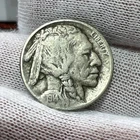 1914 Full Date 3/4 Horn Nice Detail Buffalo Nickel -  Better Date US Coin!