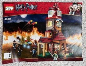 Lego 4840 Harry Potter Burrow 2 Instruction Booklets Manuals Read Description
