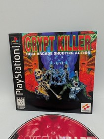 Crypt Killer (Sony PlayStation 1, 1997) PS1 Disc And Manual Only Tested
