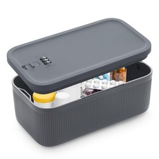 Small Lockable Storage Box with Combination Code Secure Medicine Safe Phone Jail