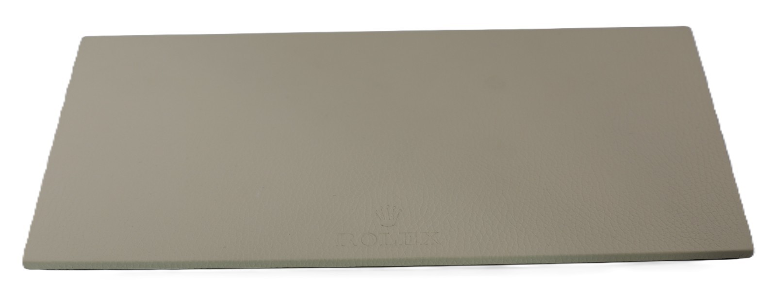 Rolex display pelle beige watchstand supporto orologio vassoio lavagna merce originale foto 2