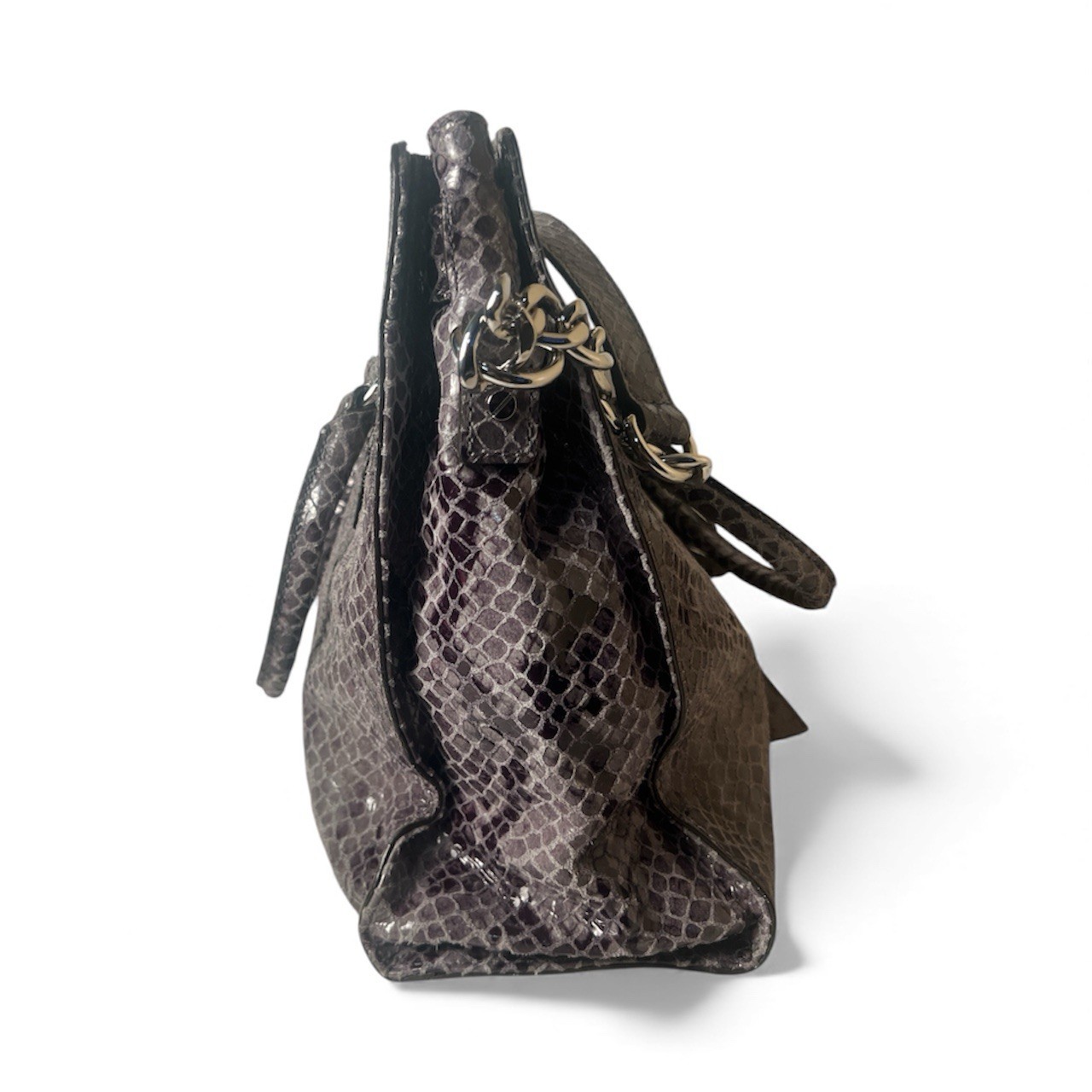 Michael Kors Hamilton large python-print tote/sat… - image 4