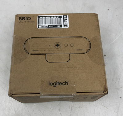 Logitech Brio Ultra HD Webcam Model-V-U0040 Black
