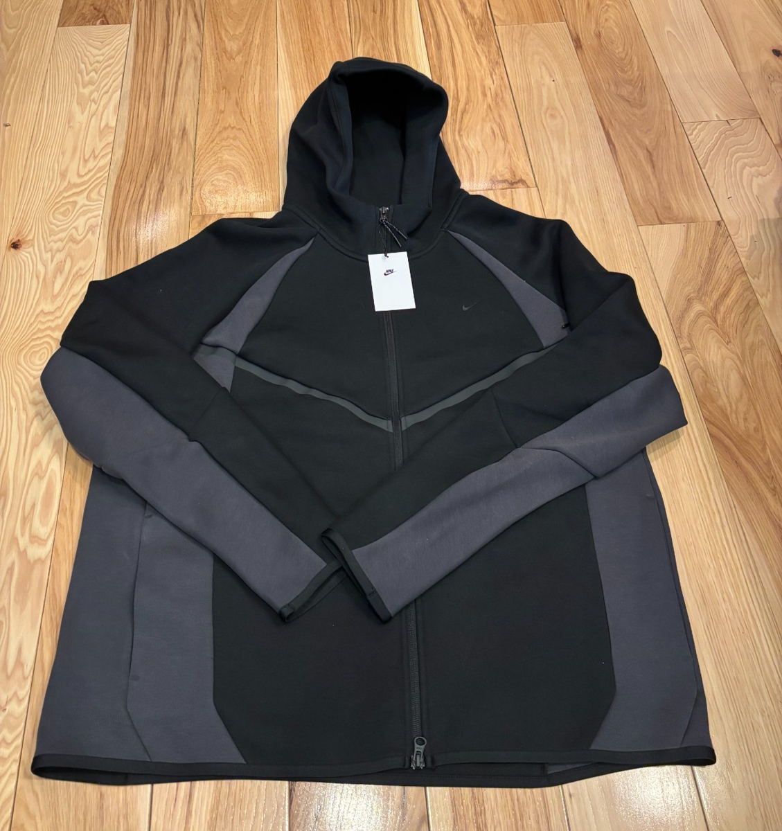 Nike Color-block Tech Fleece Windrunner Black IF1325 010 Men's