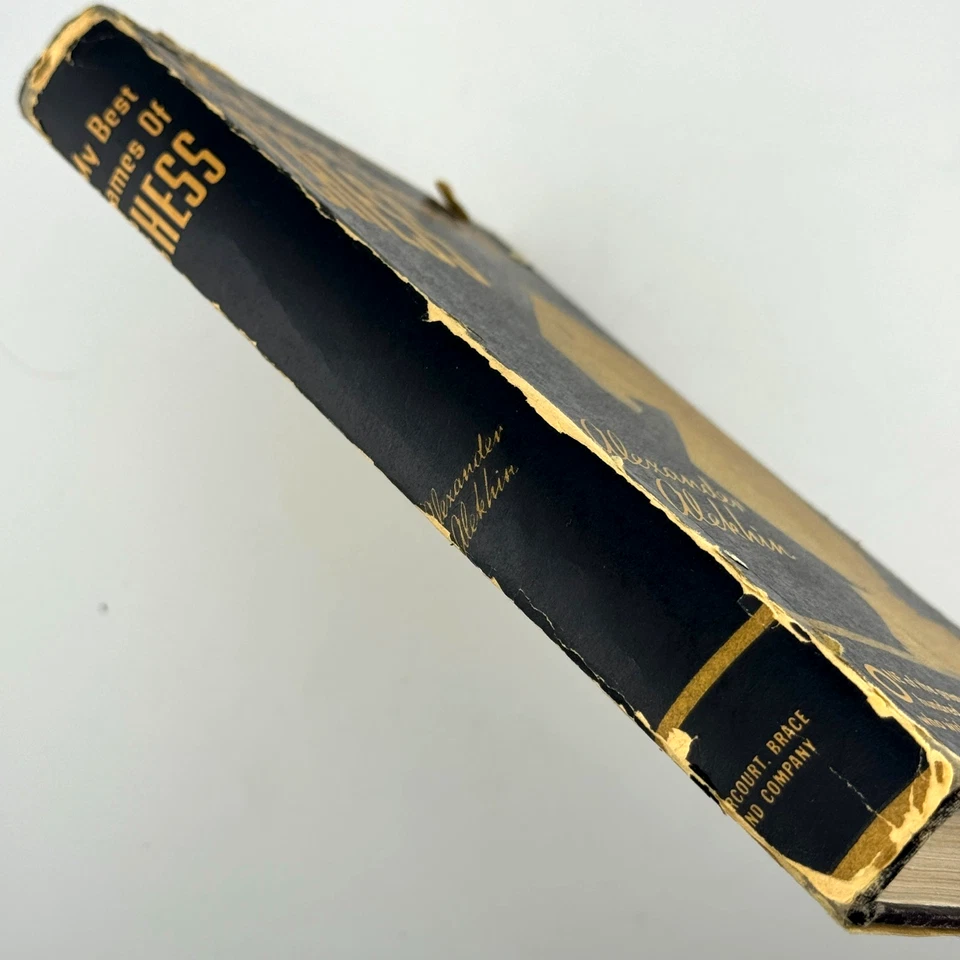 My Best Games Of Chess: 1908-1923 by Alexander Alekhin (Harcourt, 1946) HC - Imagem 3 de 4