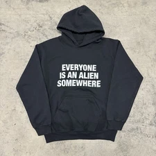 Coldplay Music Of The Spheres Black Hoodie ‘Everyone Is An Alien Somewhere’ Sz M