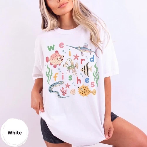 Weird Fishes T-shirt, Funny Ocean Fish T-Shirt - product listing photo