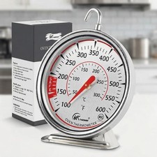 Oven Thermometer 2.75-Inch Dual Scale, 50-300&deg;C/100-600&deg;F, NSF