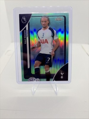 2026 Topps Chrome Premier League Xavi Simons Aqua Refractor #/199 Tottenham