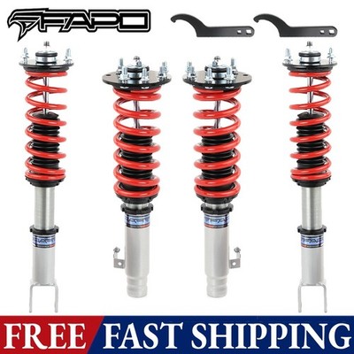 FAPO Front+Rear Coilovers Loweing Kit For Honda Accord 08-12 Acura TSX 09-14