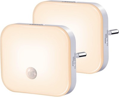 Night Light with Motion Sensor, LED Night Light Socket with Continuously