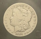 1904 Morgan Silver Dollar $1 90% Silver US Coin Circulated Fine Detail