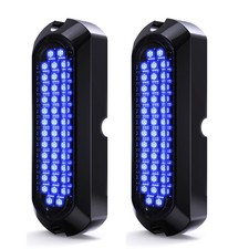 2pcs Underwater Boat Lights 1500LM Marine Led Surface Mount Transom Stern Anchor