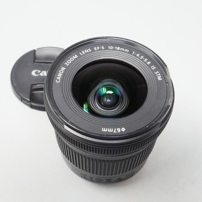Canon Zoom Lens EF-S 10-18mm f/4.5-5.6 IS STM Lens - Marks on Glass