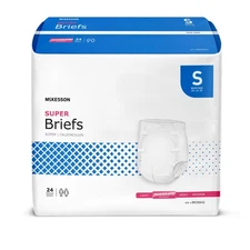 McKesson Incontinence Brief S Contoured BR30642 96 Ct