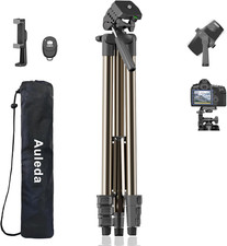 71 Camera Tripod Aluminum Tall Tripod Stand Compatible with Canon Nikon with Wi