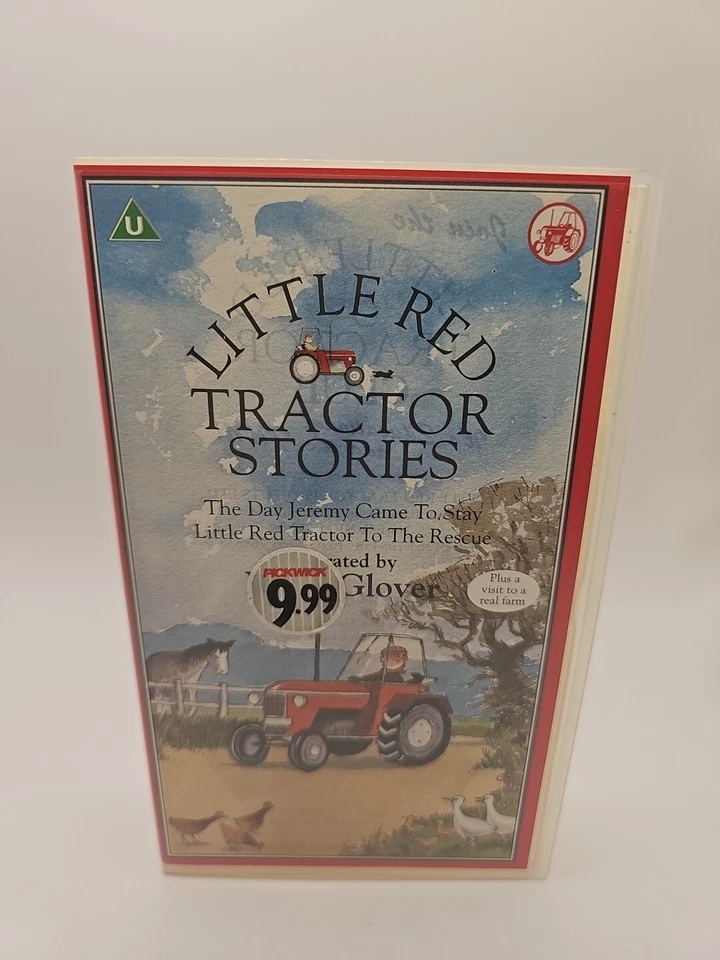 Little Red Tractor Stories VHS Video The Day Jeremy Came To Stay & To The Rescue